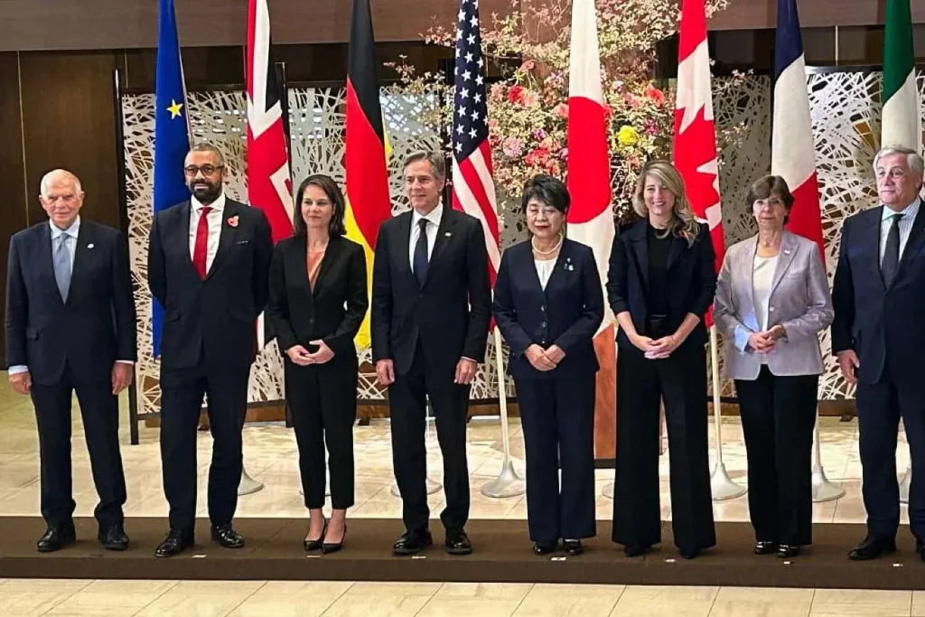 G7 Addresses Israel-Hamas Conflict and Reiterates Support for Ukraine
